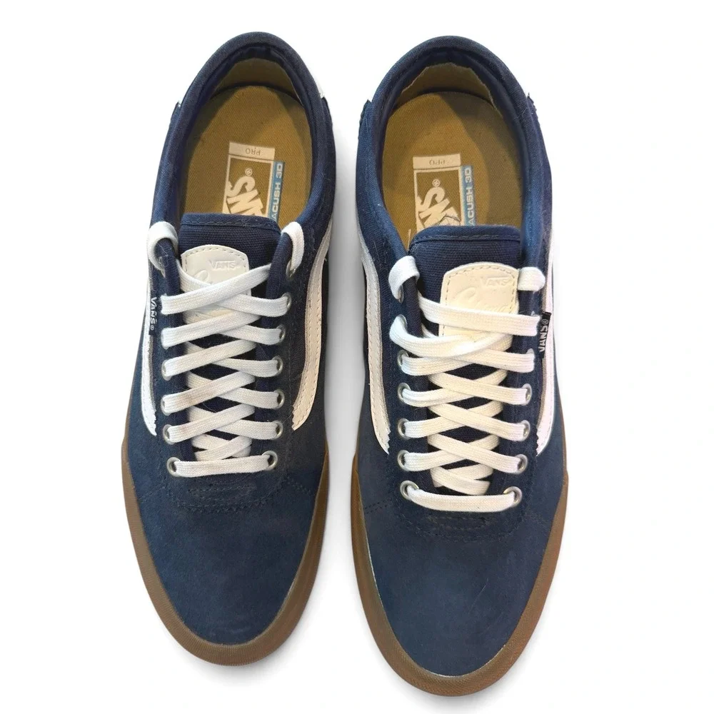 Vans Chima Pro 2 Navy Blue Gum White Skate Sneakers Shoes Men Size 12 New no Box
